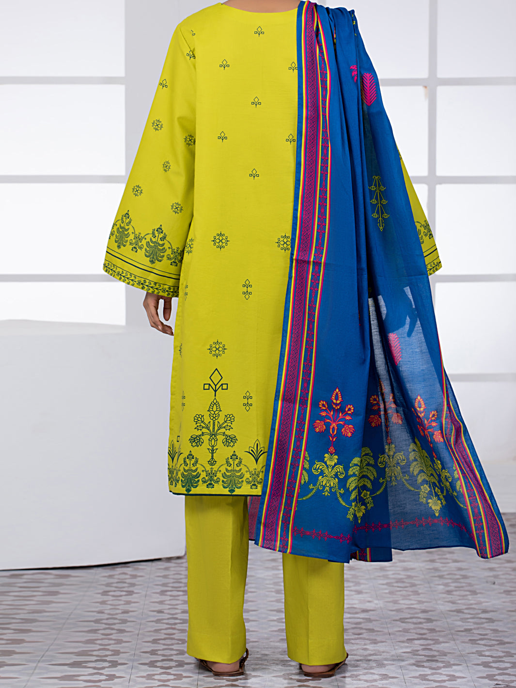 Green Lawn 2 Piece Unstitched - ALP-2PS-1445B