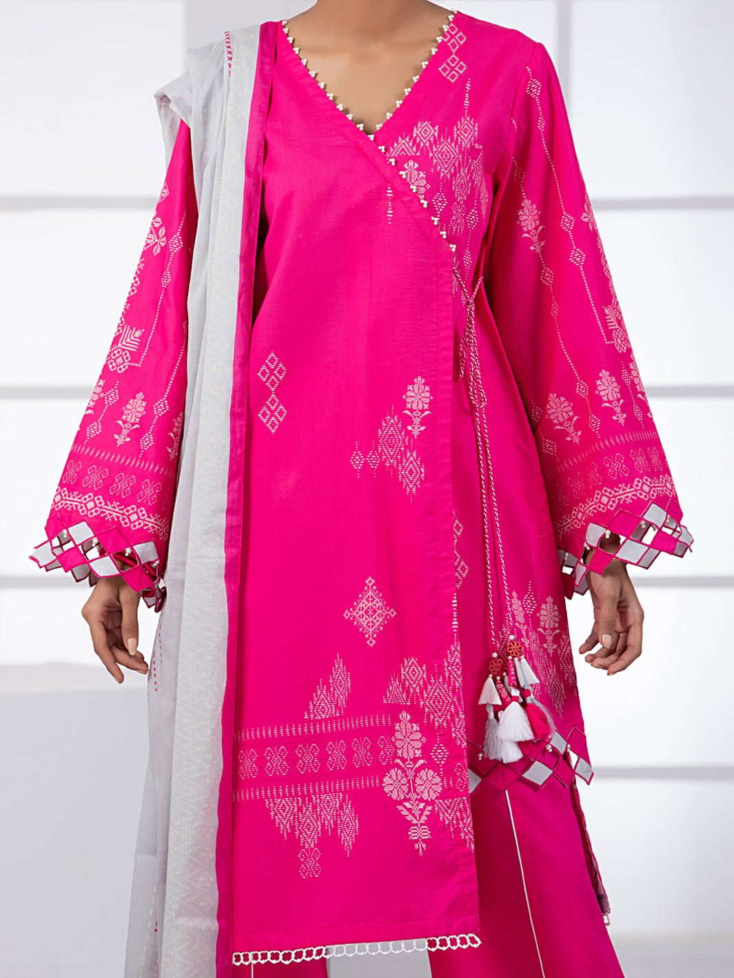 Fuchsia Lawn 2Pc Unstitched - ALP-2PS-1446A