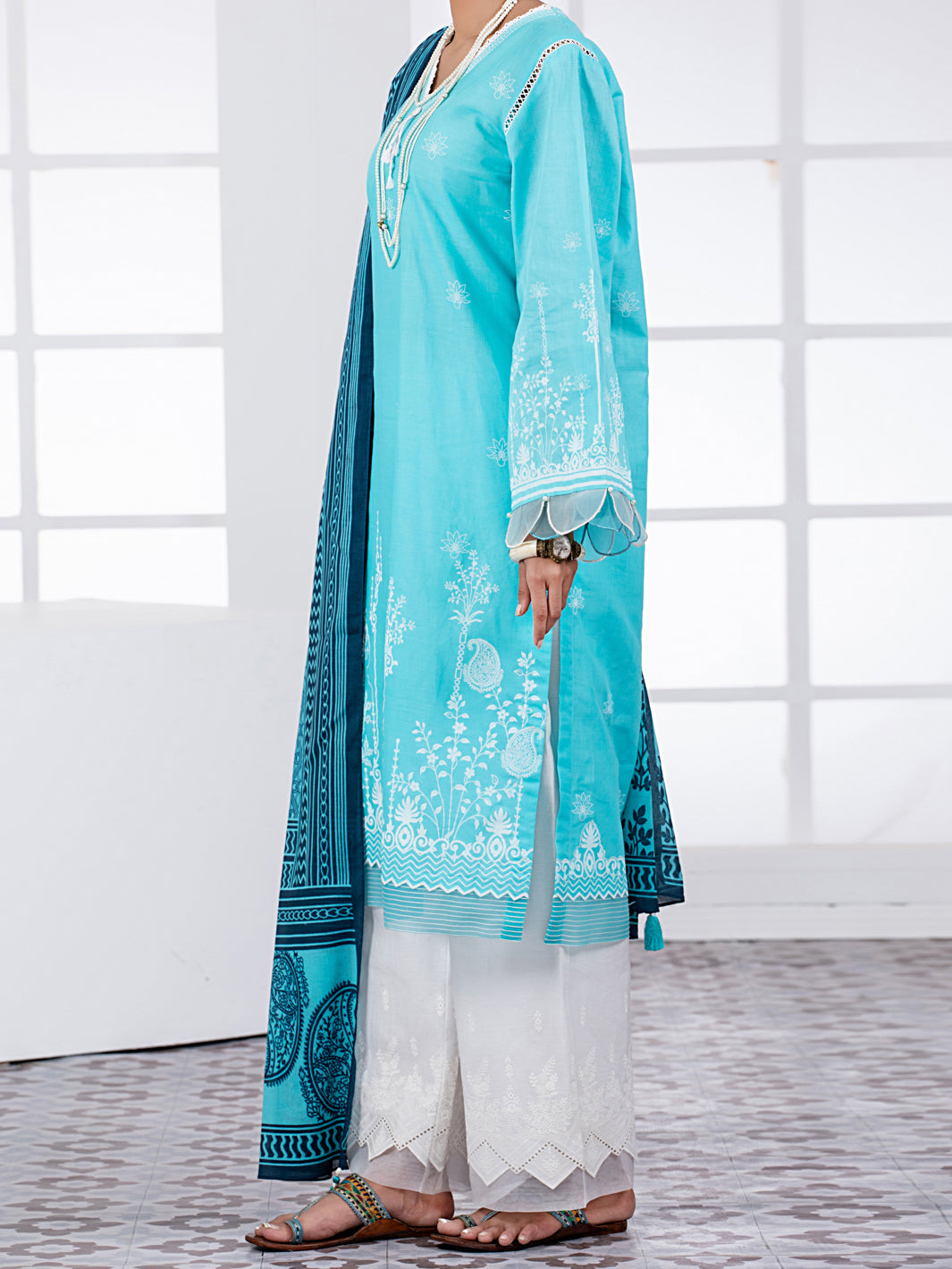 Ferozi Lawn 2Pc Unstitched - ALP-2PS-1451A