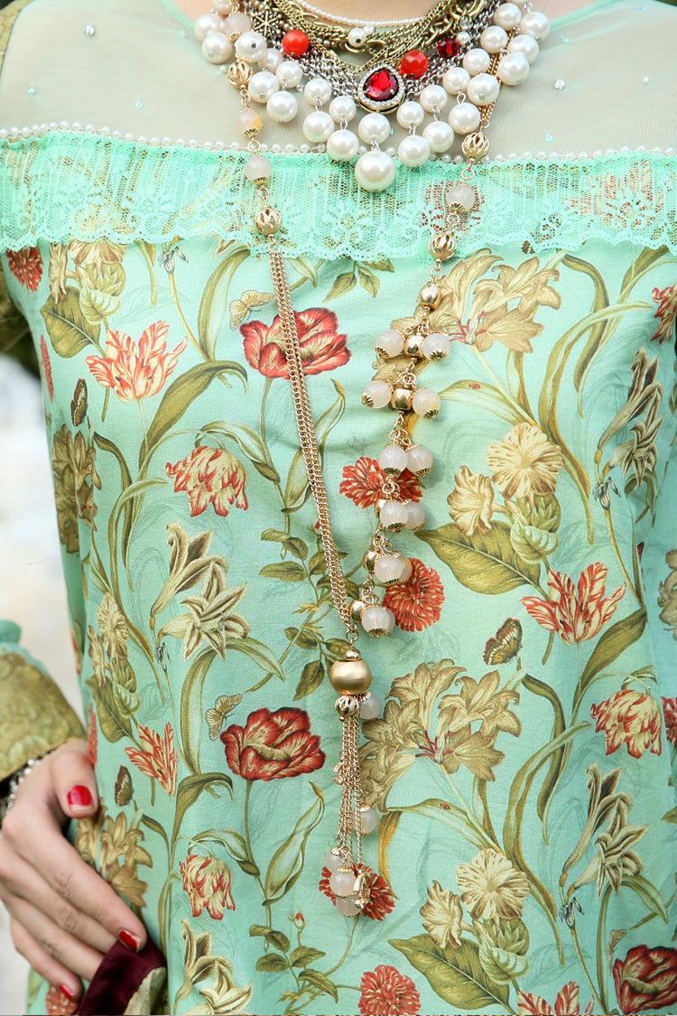 Blue 3 Piece Stitched - ALP-390