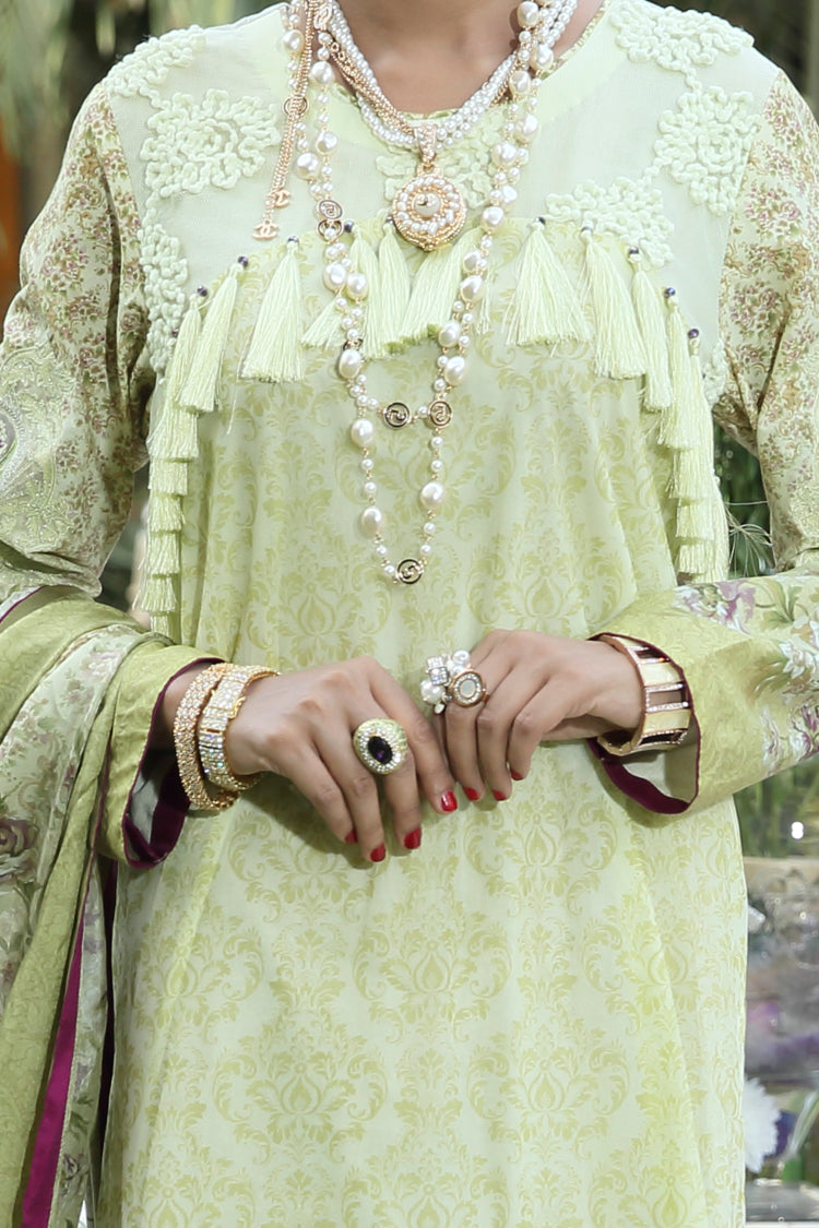 Green 3Pc Stitched - ALP-394