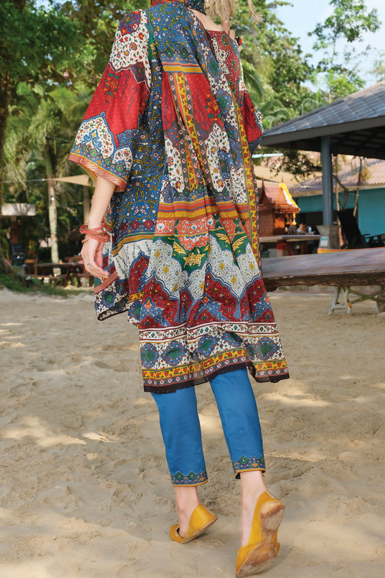 Red Lawn 3 Piece Stitched - ALP-613