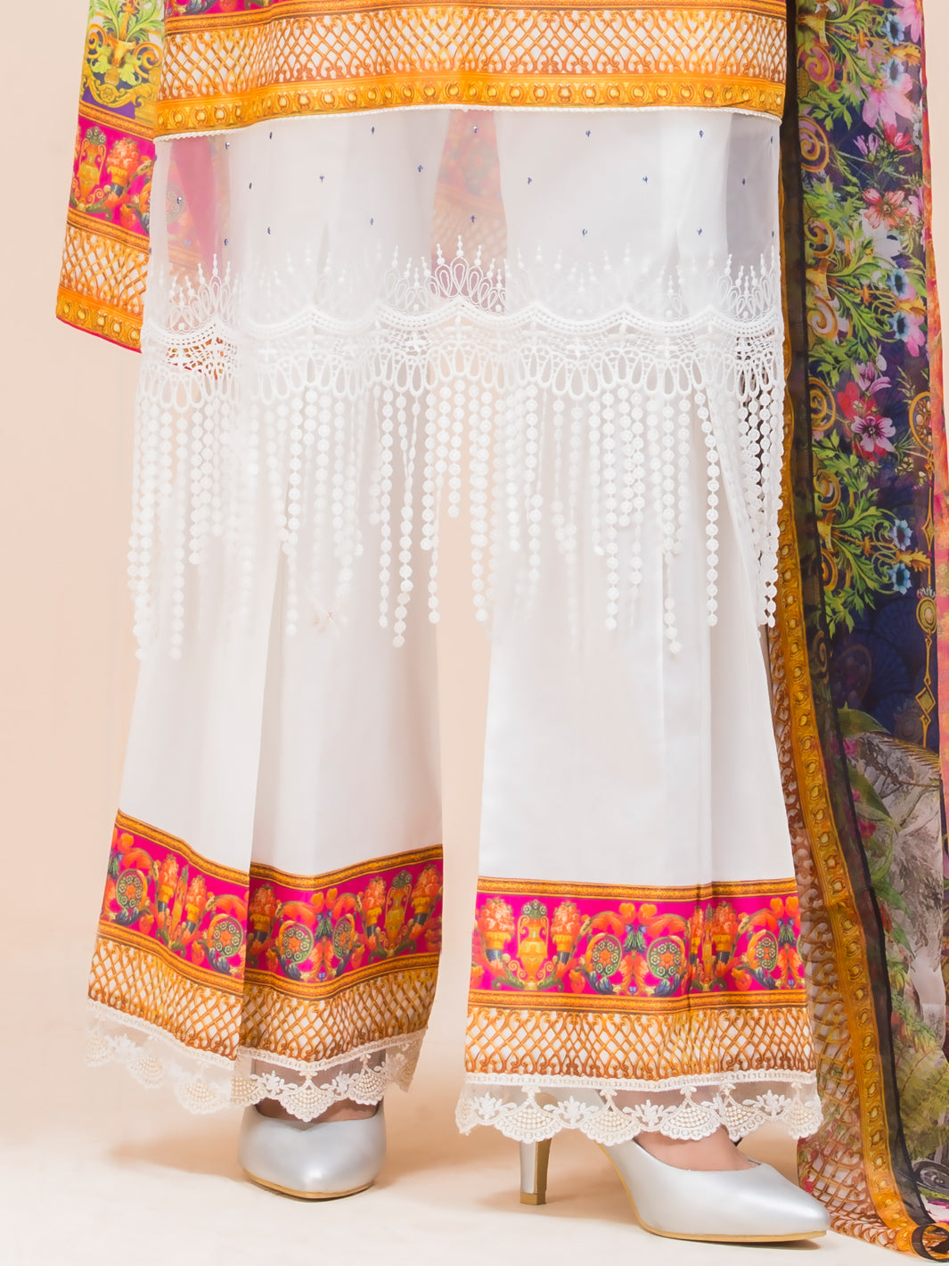 Blue Lawn 3Pc Stitched - ALP-3PS-786