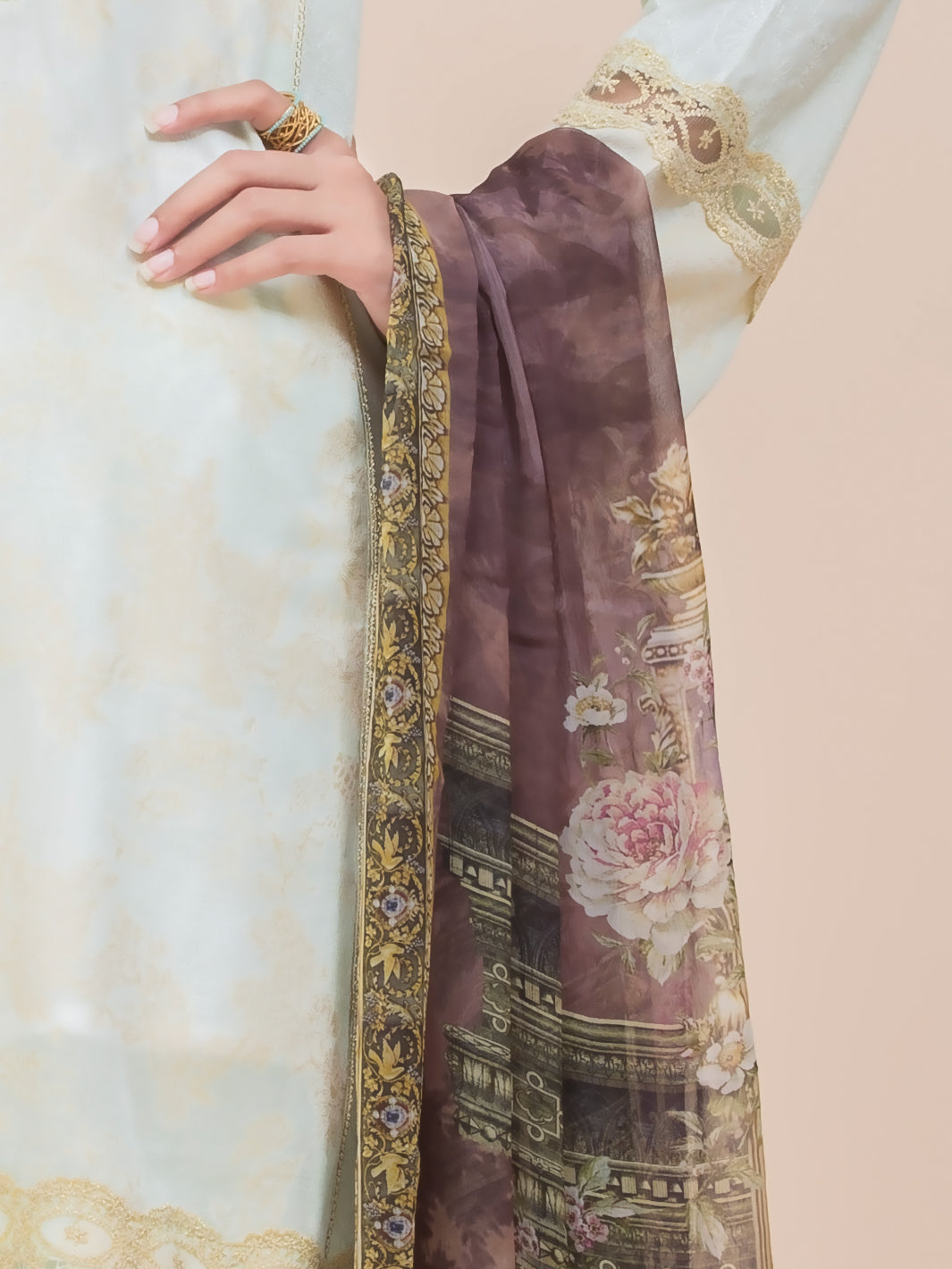 Sea Green Lawn 3 Piece Stitched - ALP-3PS-792