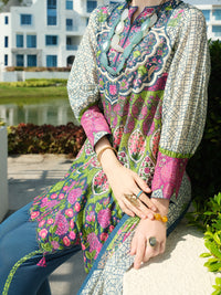 Green Lawn 3Pc Stitched - ALP-3PS-796