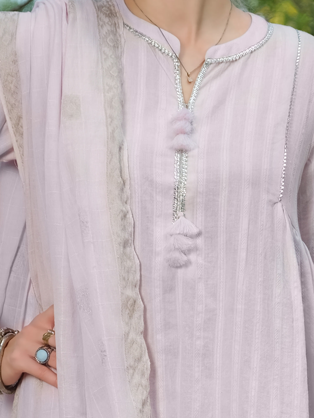 Purple Lawn 3Pc Stitched - ALP-3PS-812