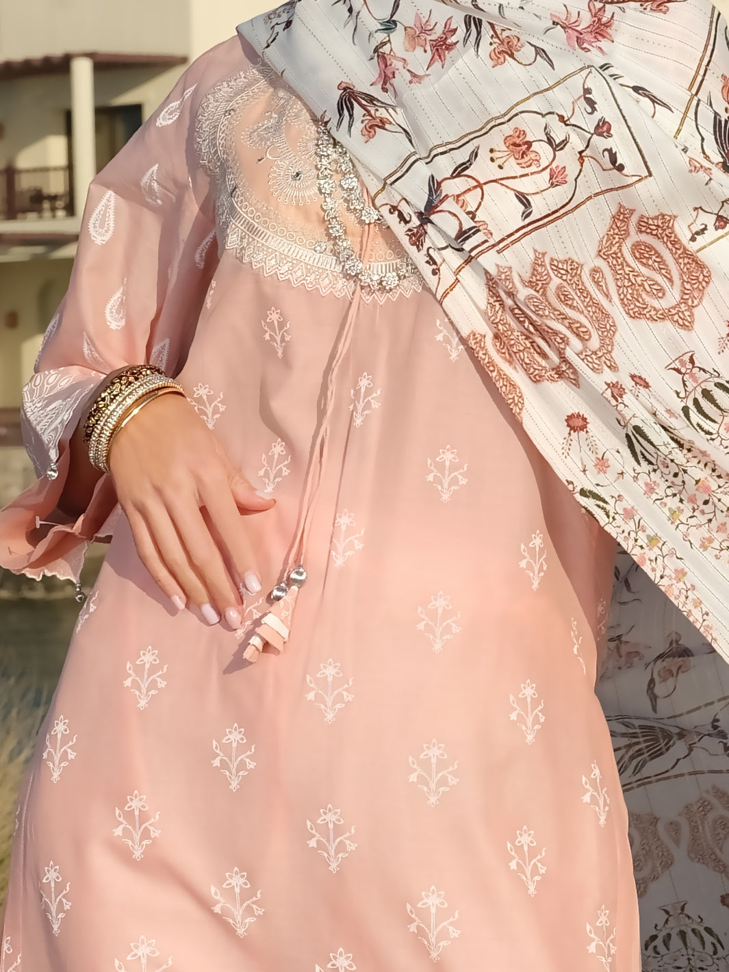 Pink Lawn 3Pc Stitched - ALP-3PS-891
