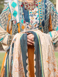 Mustard Lawn 3Pc Stitched - ALP-3PS-923/S