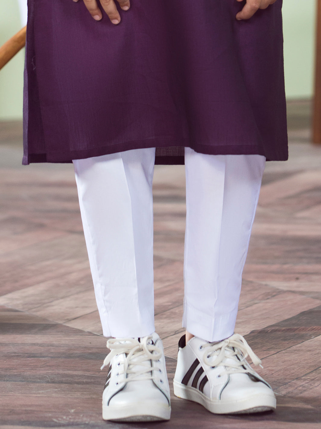 White Cotton Trouser - ALT-TR-001W-R1