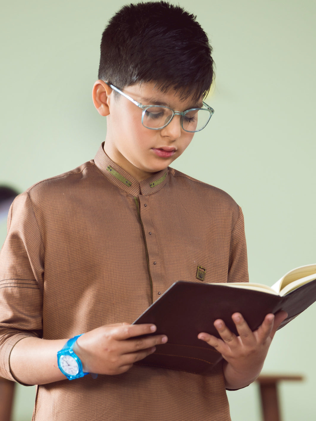 Brown Boy Kurta - ALT-K-002B