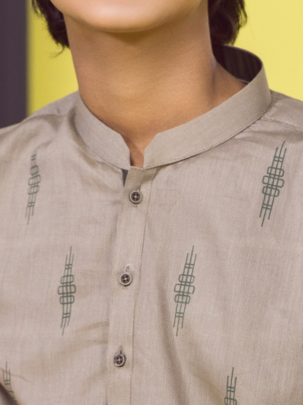 Light Olive Boy Kurta Trouser - ALT-KT-005