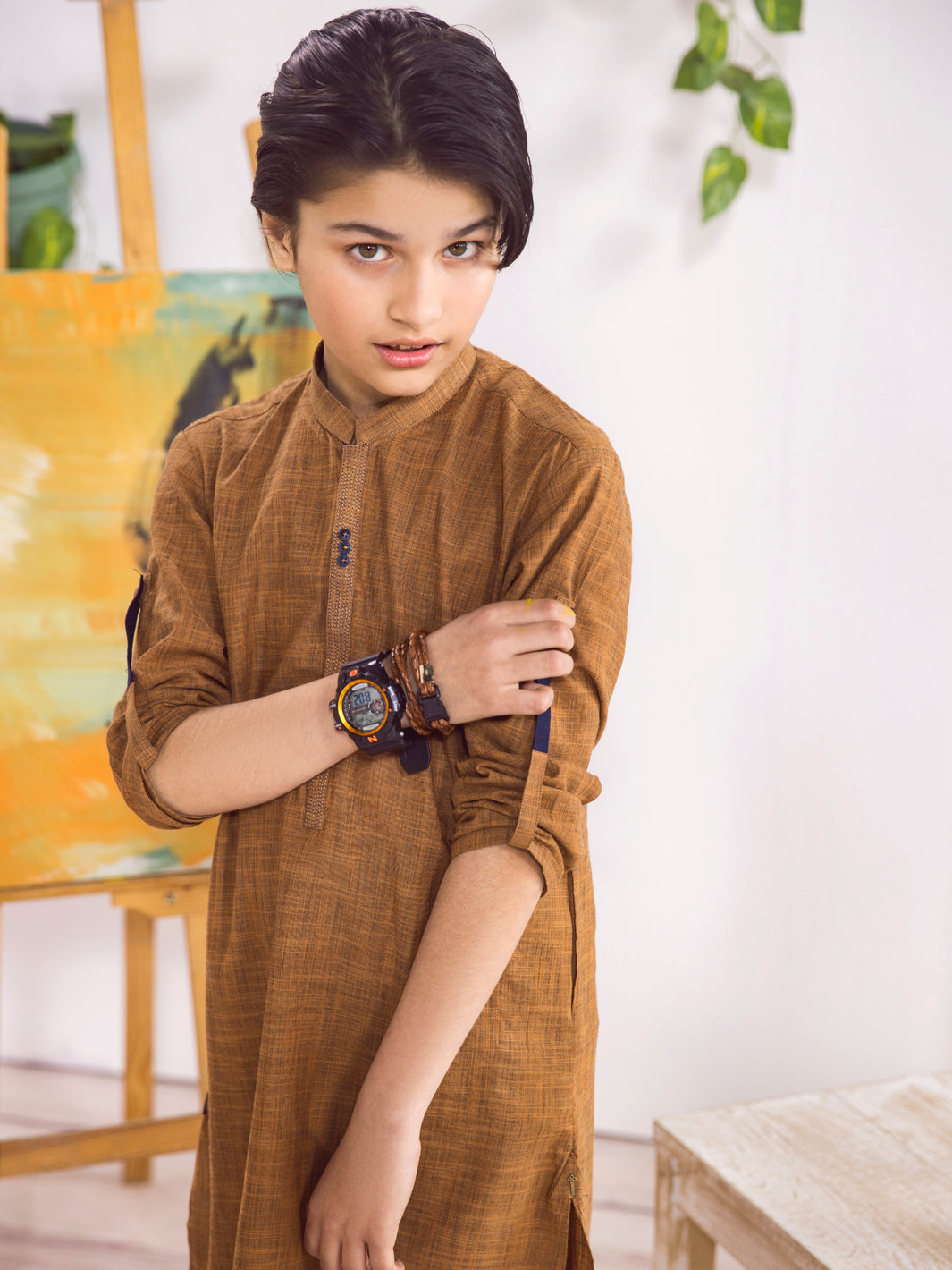 Brown Boy Kurta Trouser - ALT-KT-008