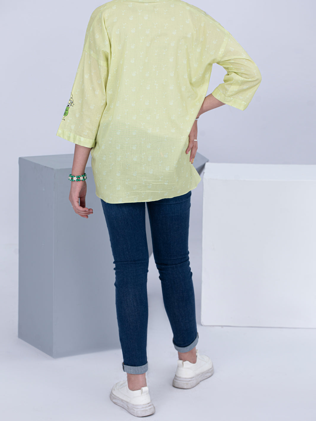 Lemon Lawn Kurti - ALT-LK-1045
