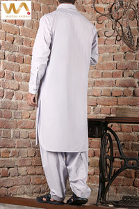 Grey Kameez Shalwar - ALWA-KS-012