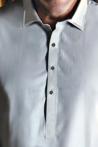 Grey Kameez Shalwar - ALWA-KS-012