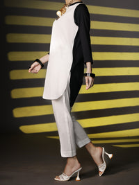 Black & White 2Pc Stitched - AWP-2PS-304