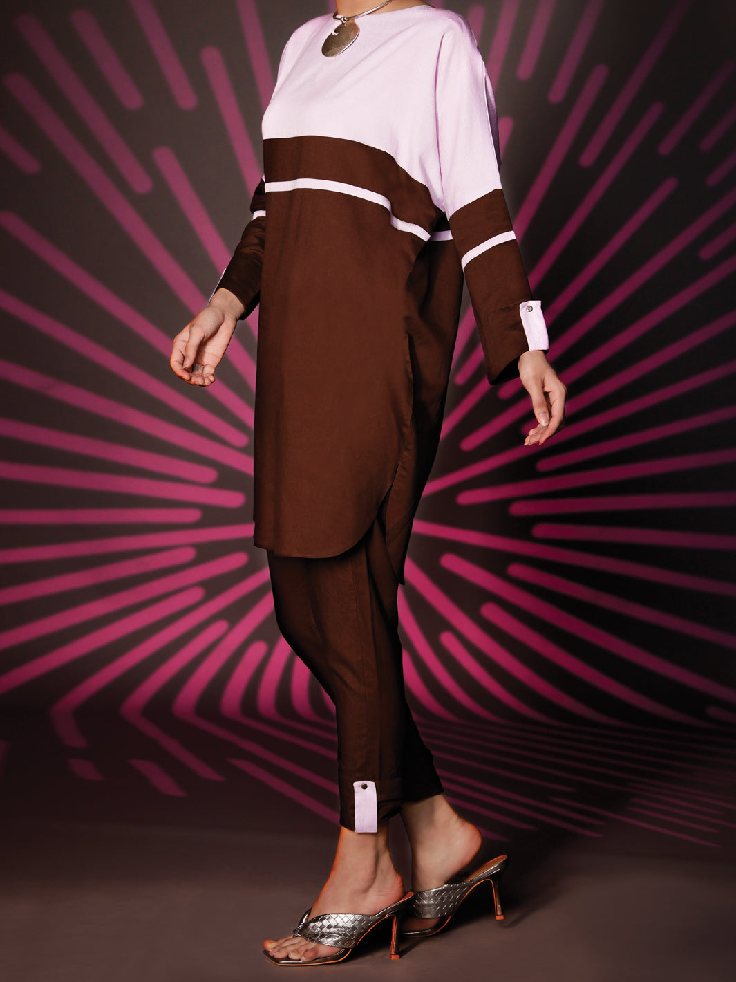 Dark Brown 2Pc Stitched - AWP-2PS-307