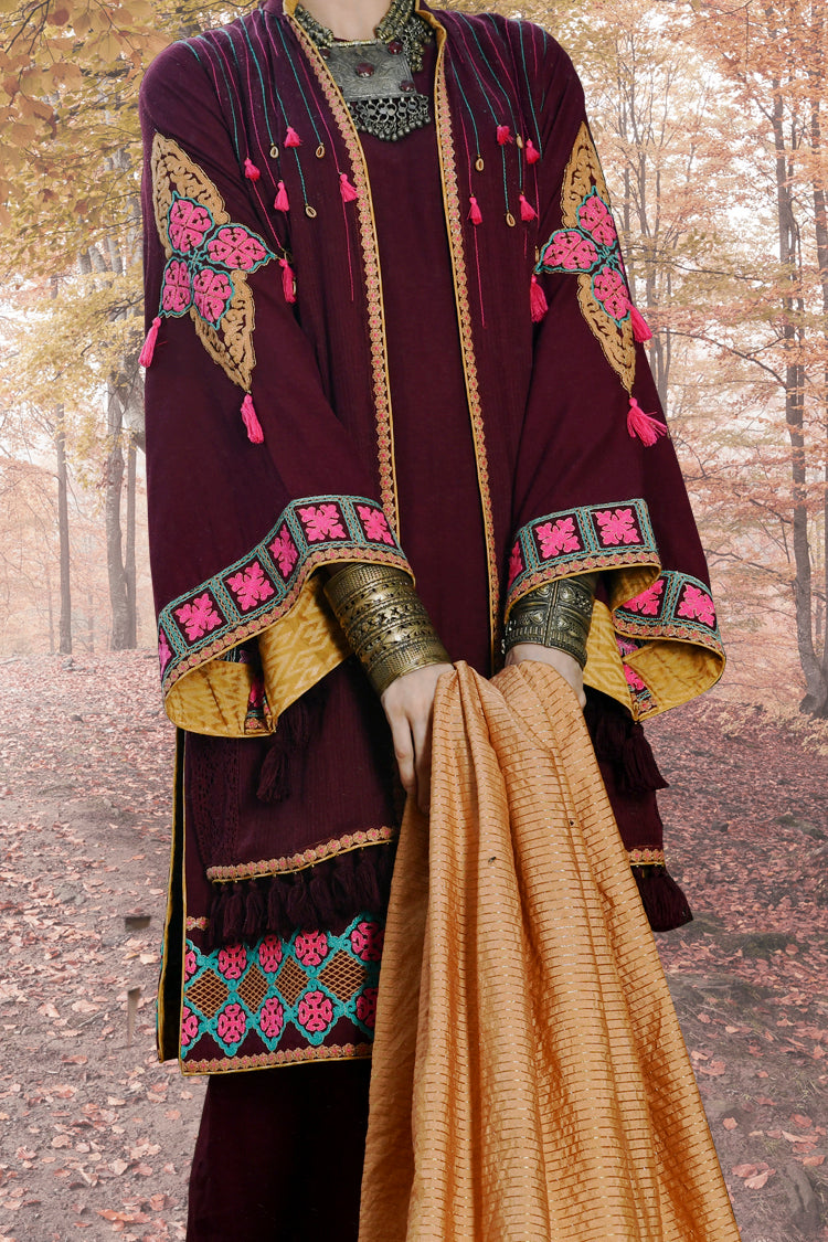 Maroon 3 Piece Stitched - AWP-183