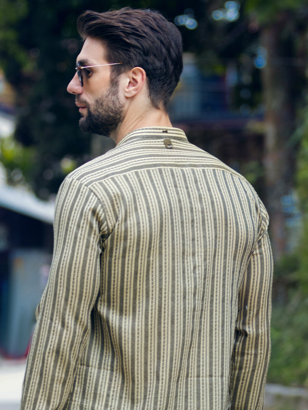 Light Yellow Cotton Kurta - AL-K-1074