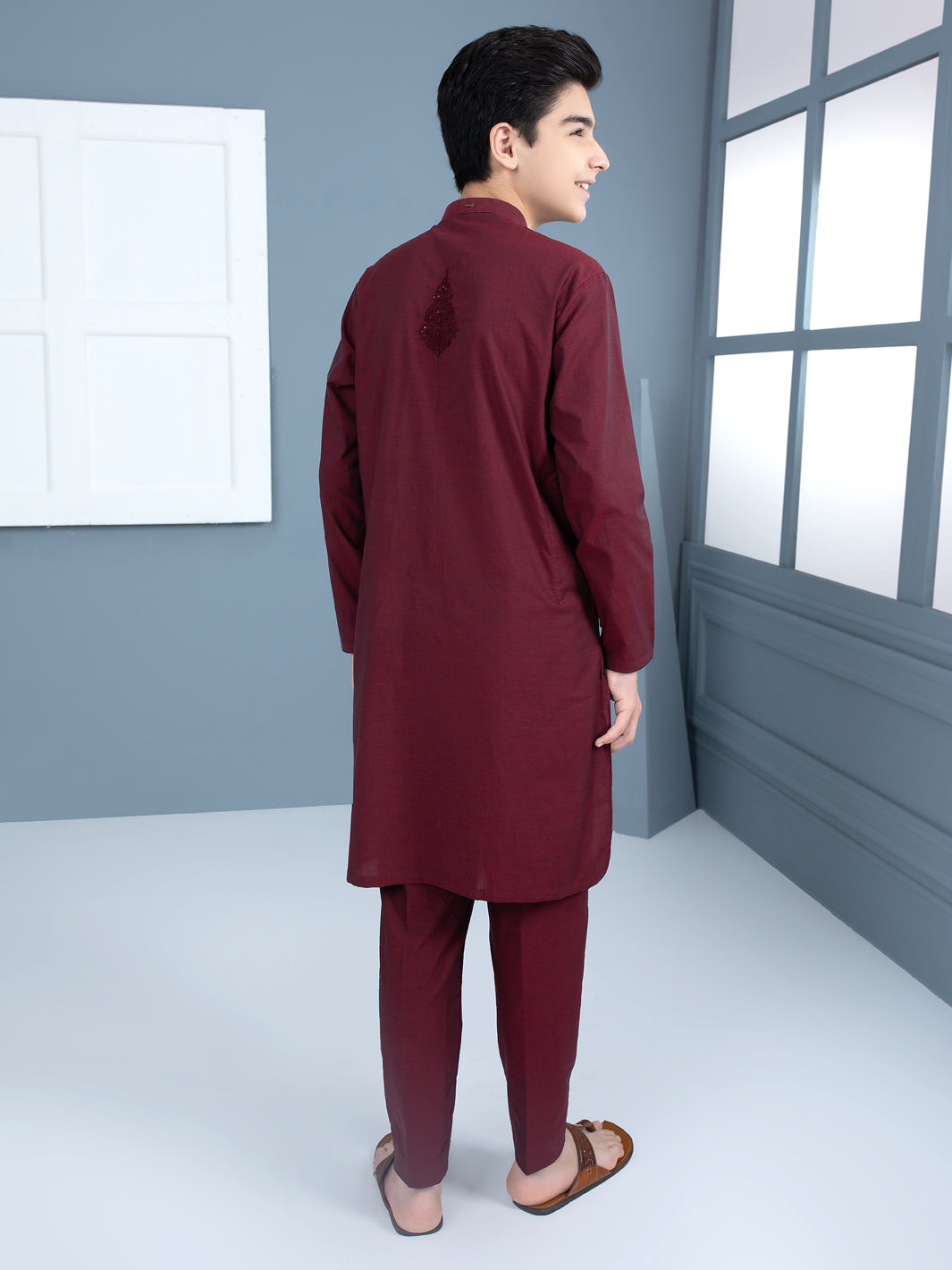Maroon Kurta Trouser - ALT-KT-012