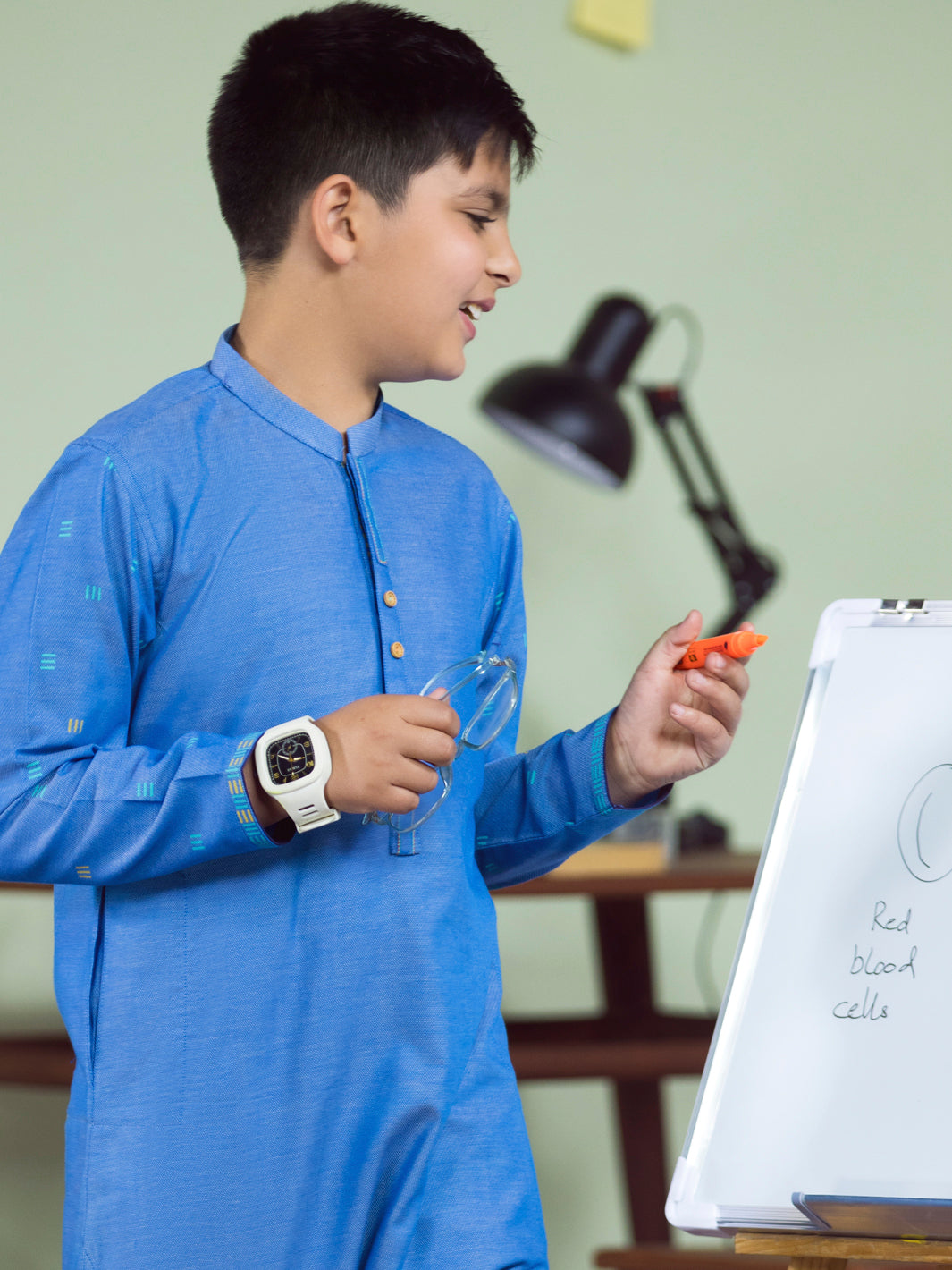 Sea Blue Boy Kurta Trouser - ALT-KT-016
