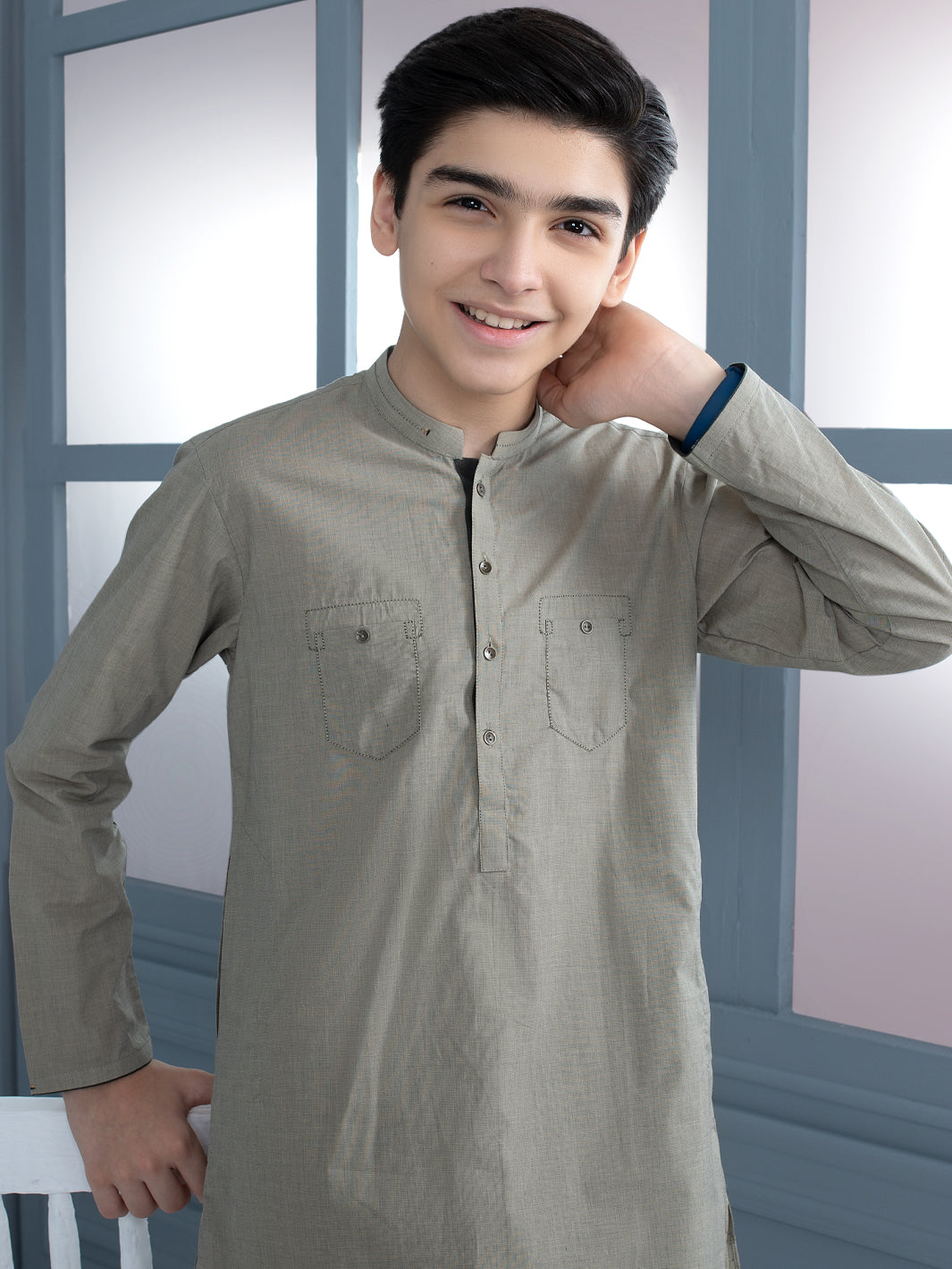 Green Cotton Kurta Trouser - ALT-KT-021