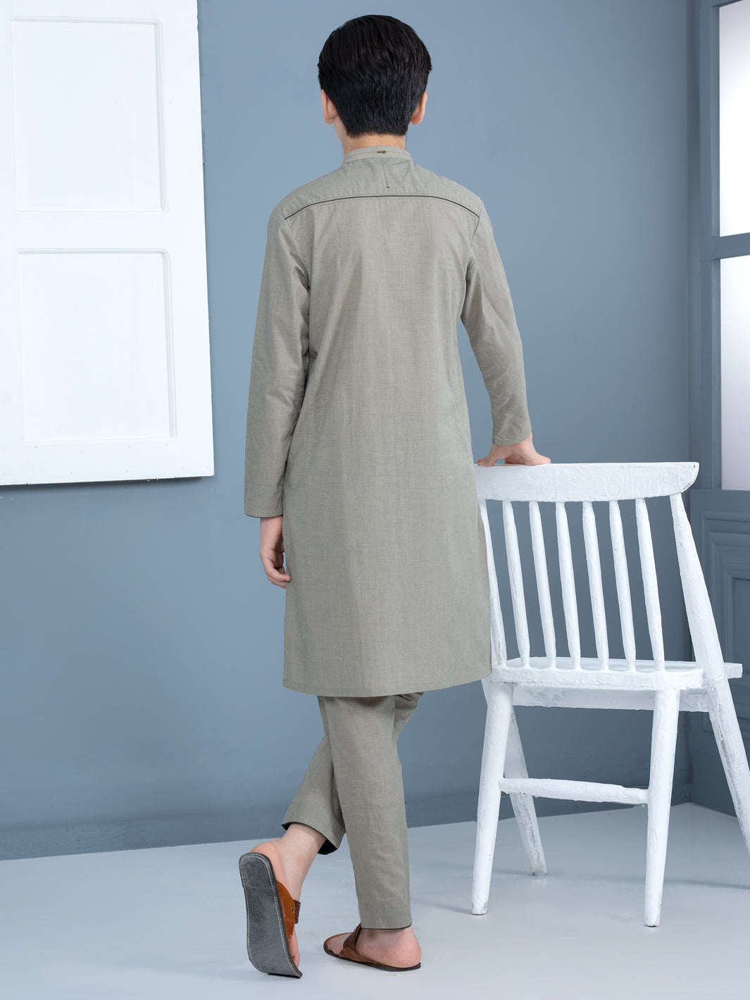 Green Cotton Kurta Trouser - ALT-KT-021