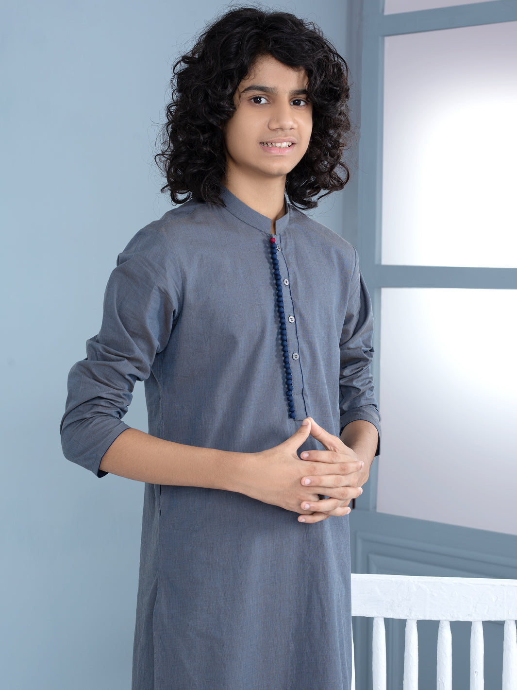 Grey Cotton Kurta Trouser - ALT-KT-024