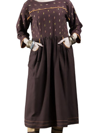 Brown Karandi Tunic - LK-210