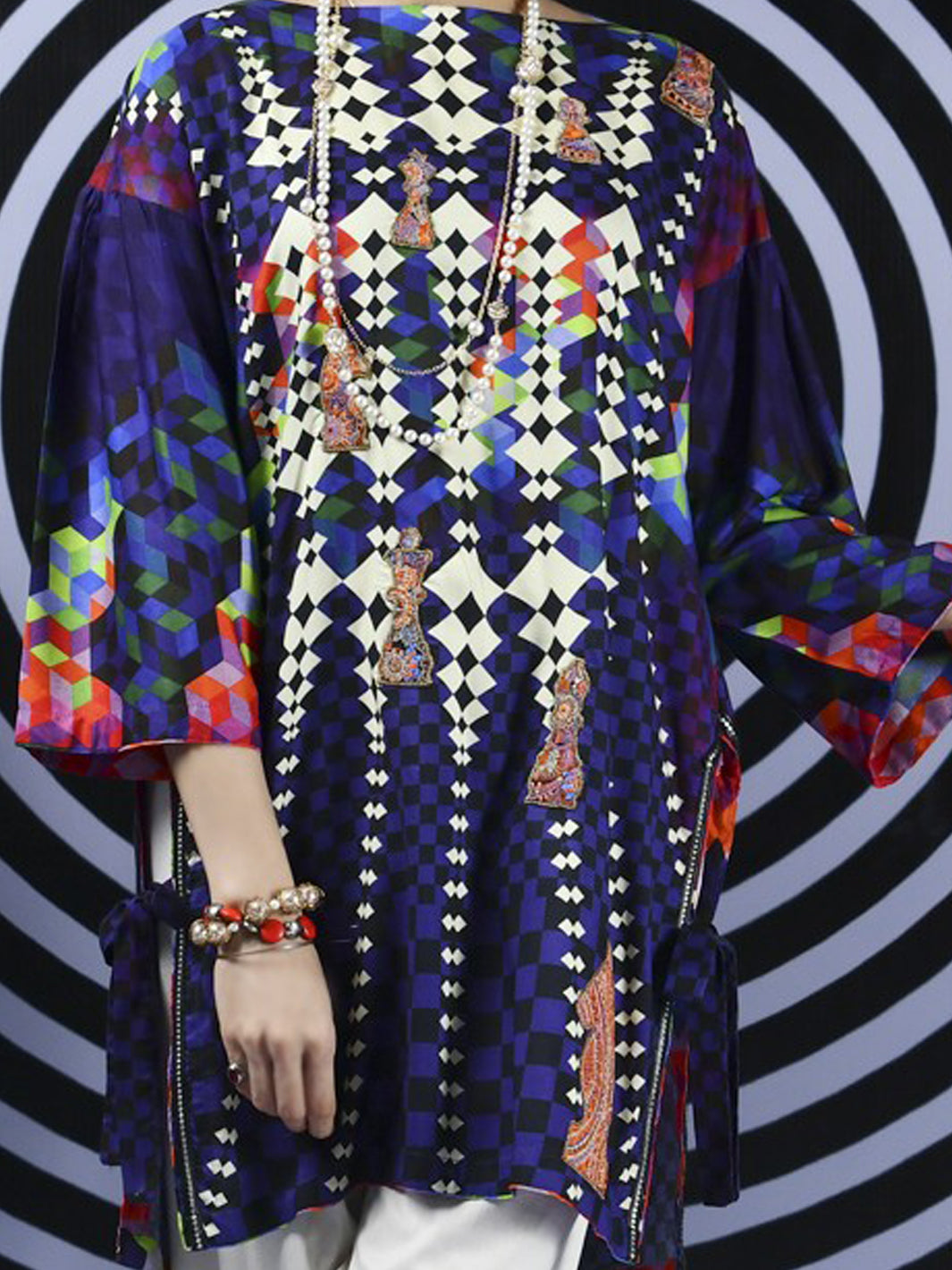 Purple Linen Tunic - LK-215