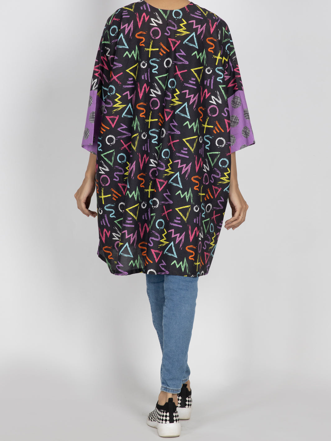 Multicolor Cambric Tunic - AWP-LK-475