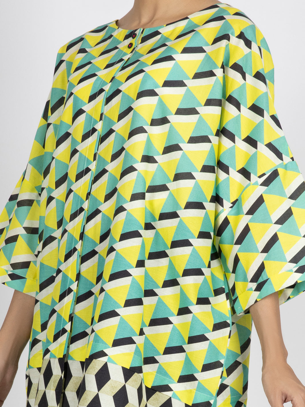 Multicolor Cambric Tunic - AWP-LK-478