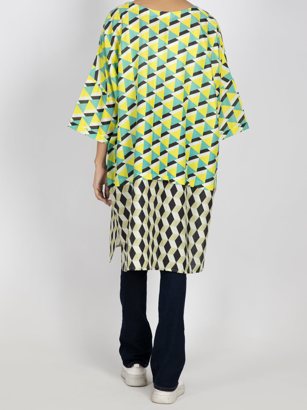Multicolor Cambric Tunic - AWP-LK-478