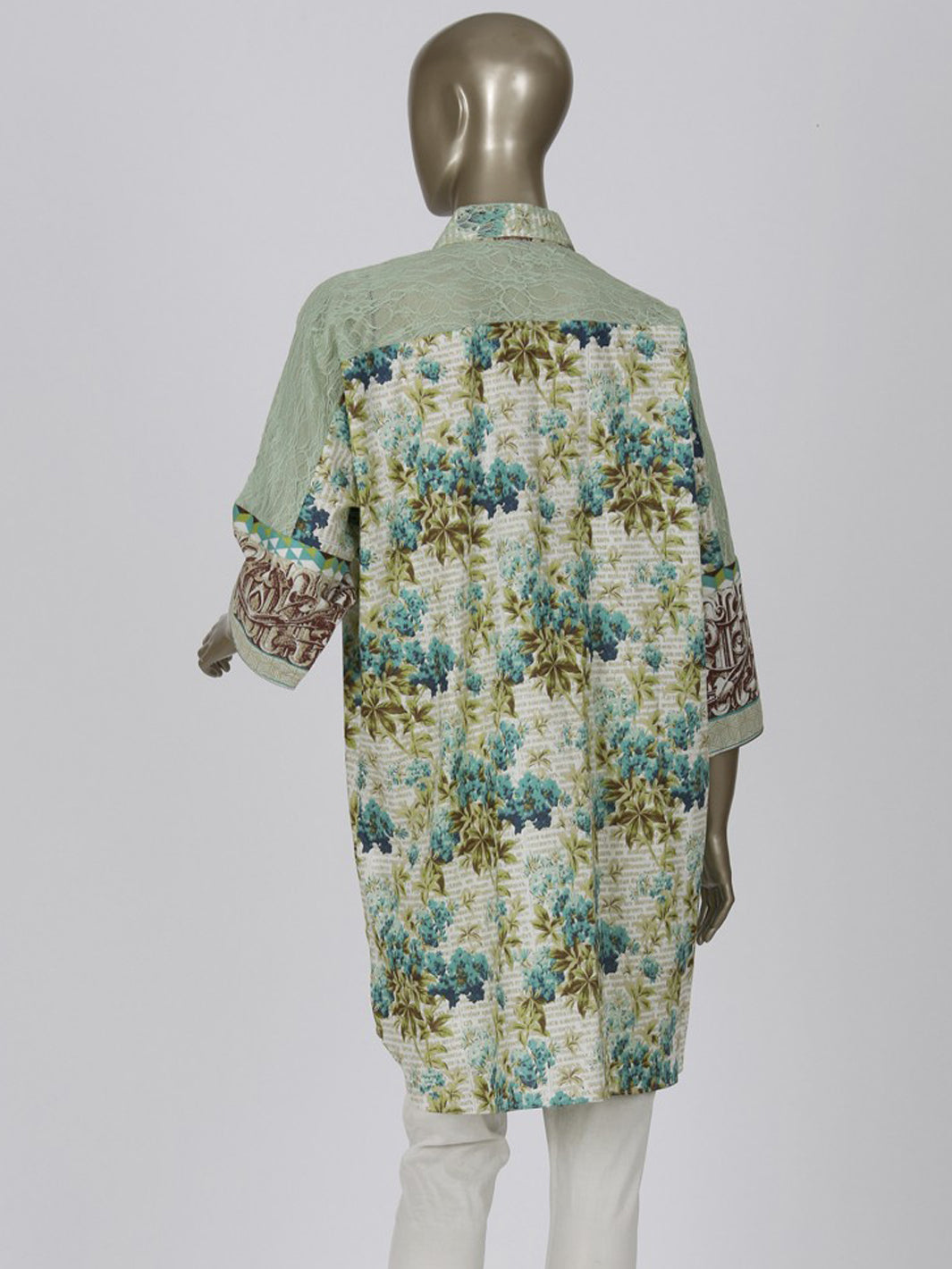 Off White Cotton Tunic - LK-513B