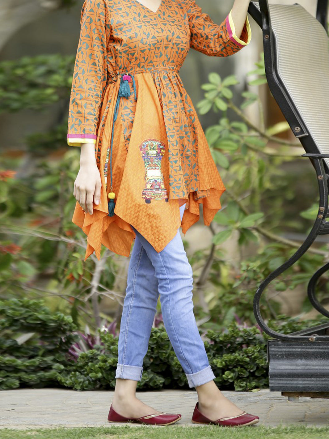 Orange Tunic - LK-638
