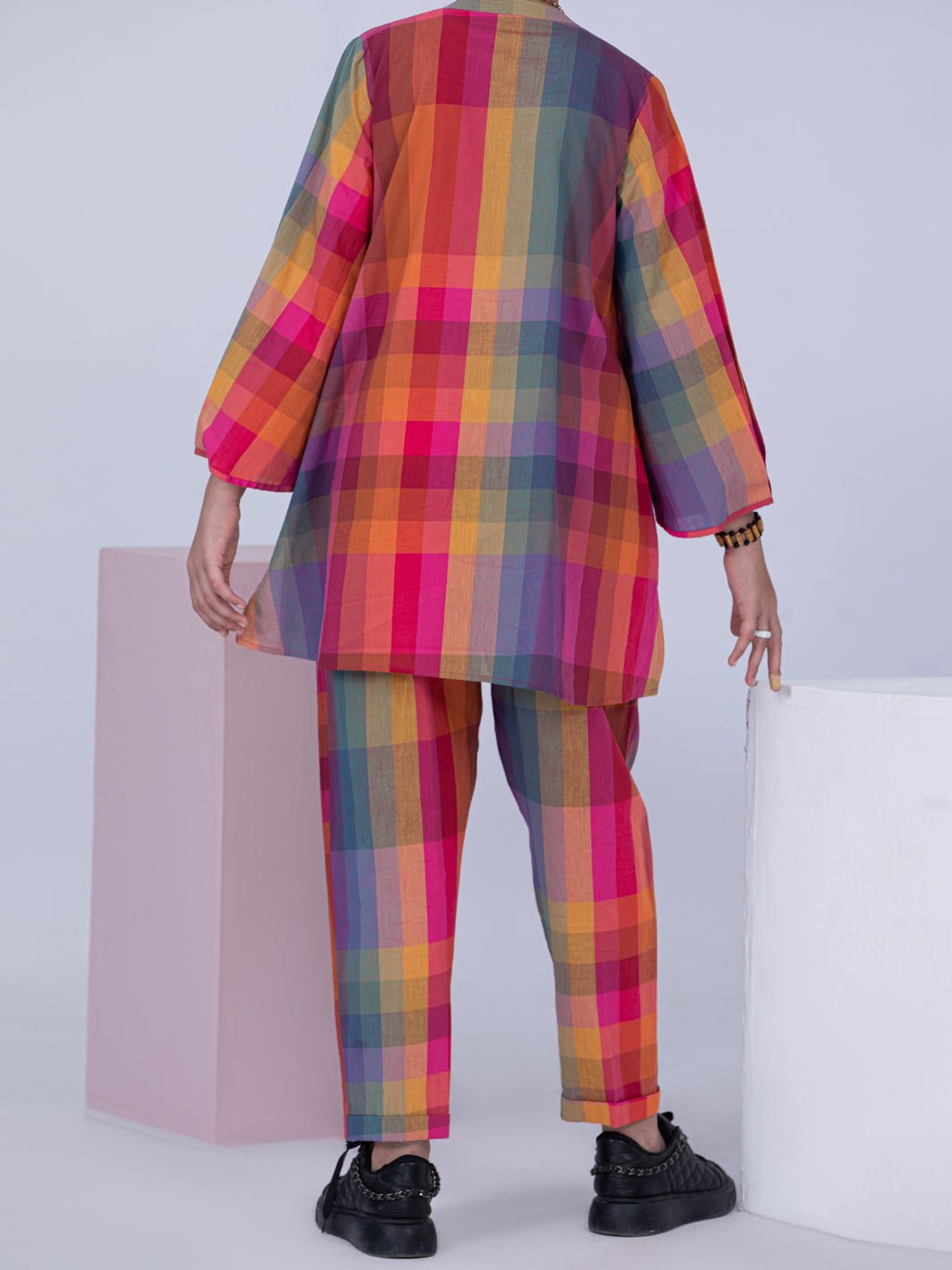 Multicolor Yarn Dyed 2 Piece Stitched - ALT-2PS-LKS-1059