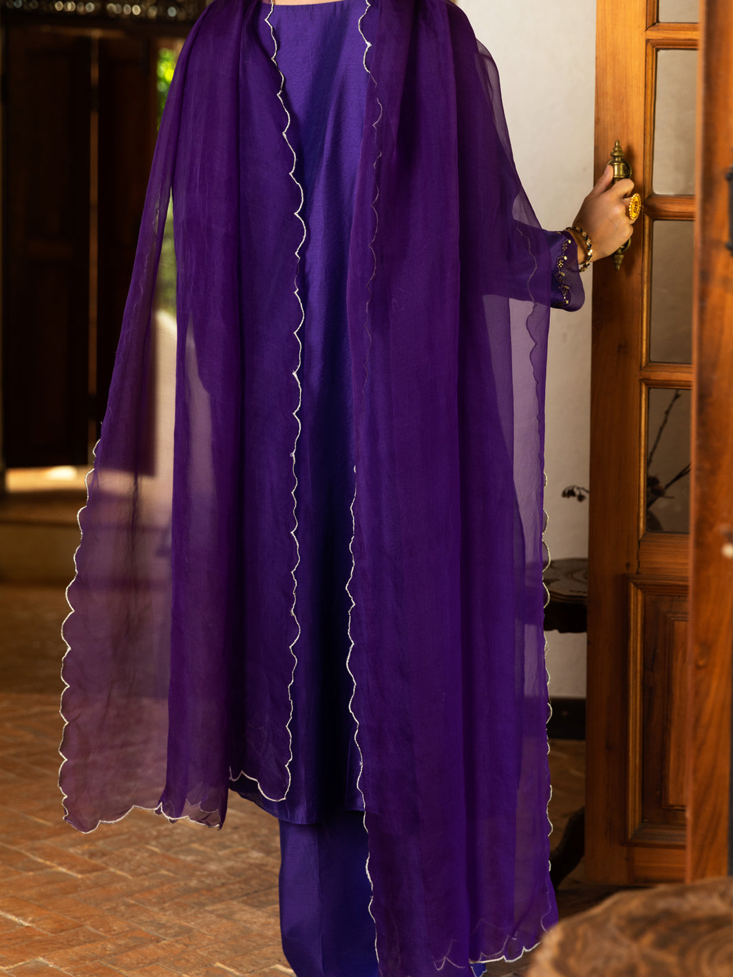 Purple Modal 2Pc Stitched - ALCR-2PS-LKS-1072