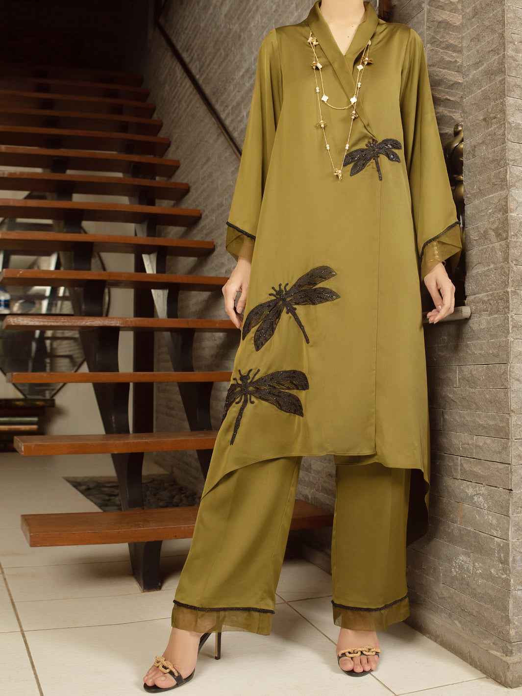 Green 2 Piece Formal Stitched - AL-2PS-LS-367