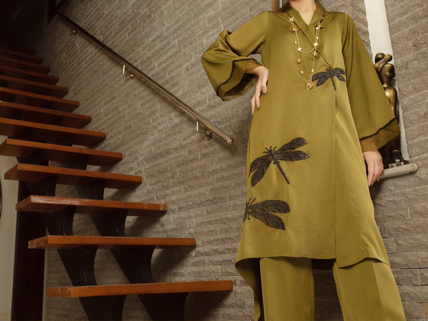 Green 2 Piece Formal Stitched - AL-2PS-LS-367