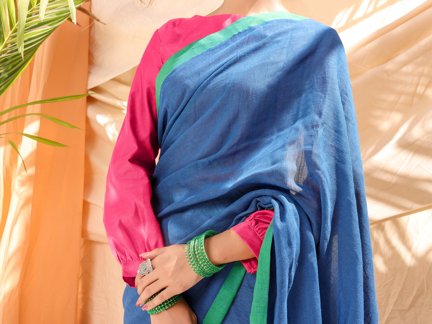 Blue Comrade Saree - ALCR-SR-1001