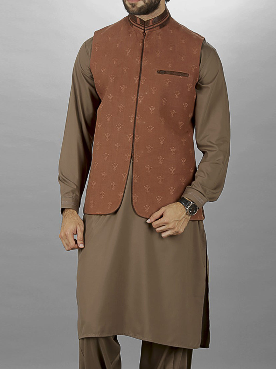 Brown Waistcoat - WC-107