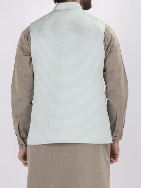 Sea Green Waistcoat - WC-230 – Almirah
