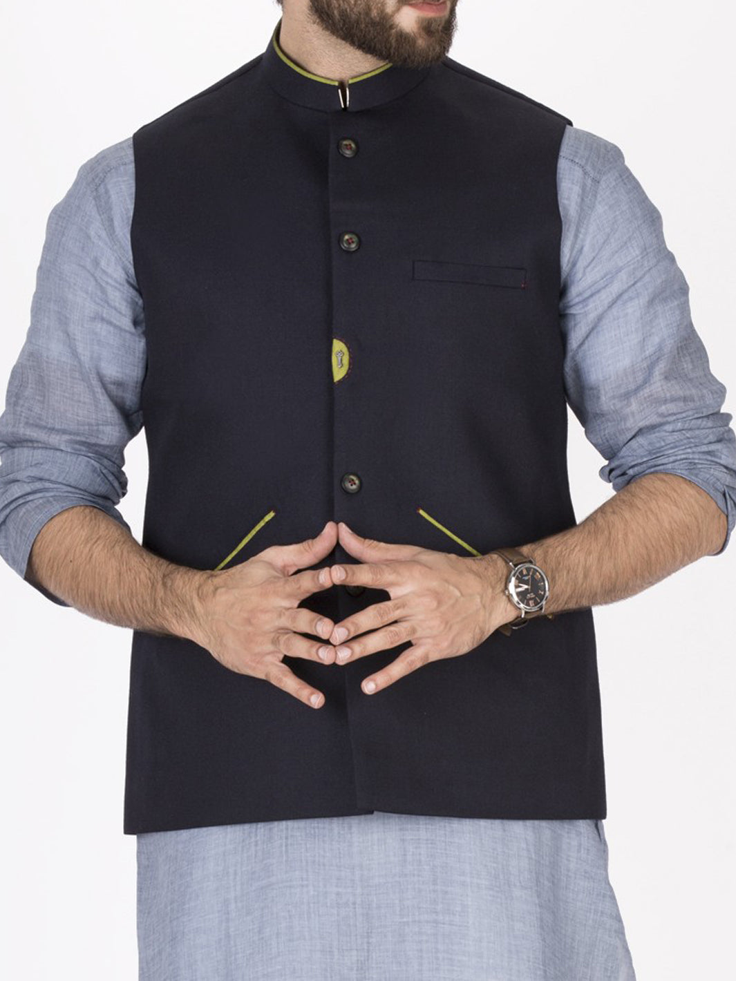 Navy Blue Waistcoat - WC-231
