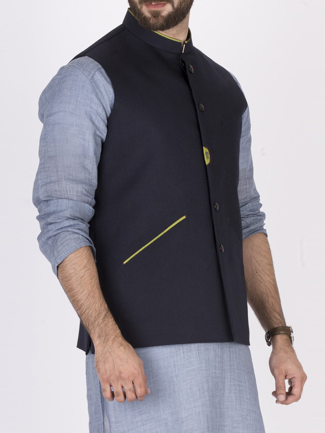 Navy Blue Waistcoat - WC-231