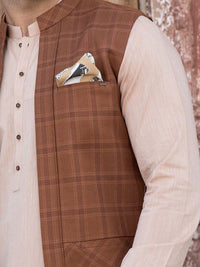 Mustard Suiting Waistcoat - WC-259