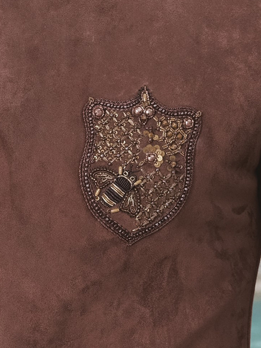 Brown Suede Waistcoat - WC-288