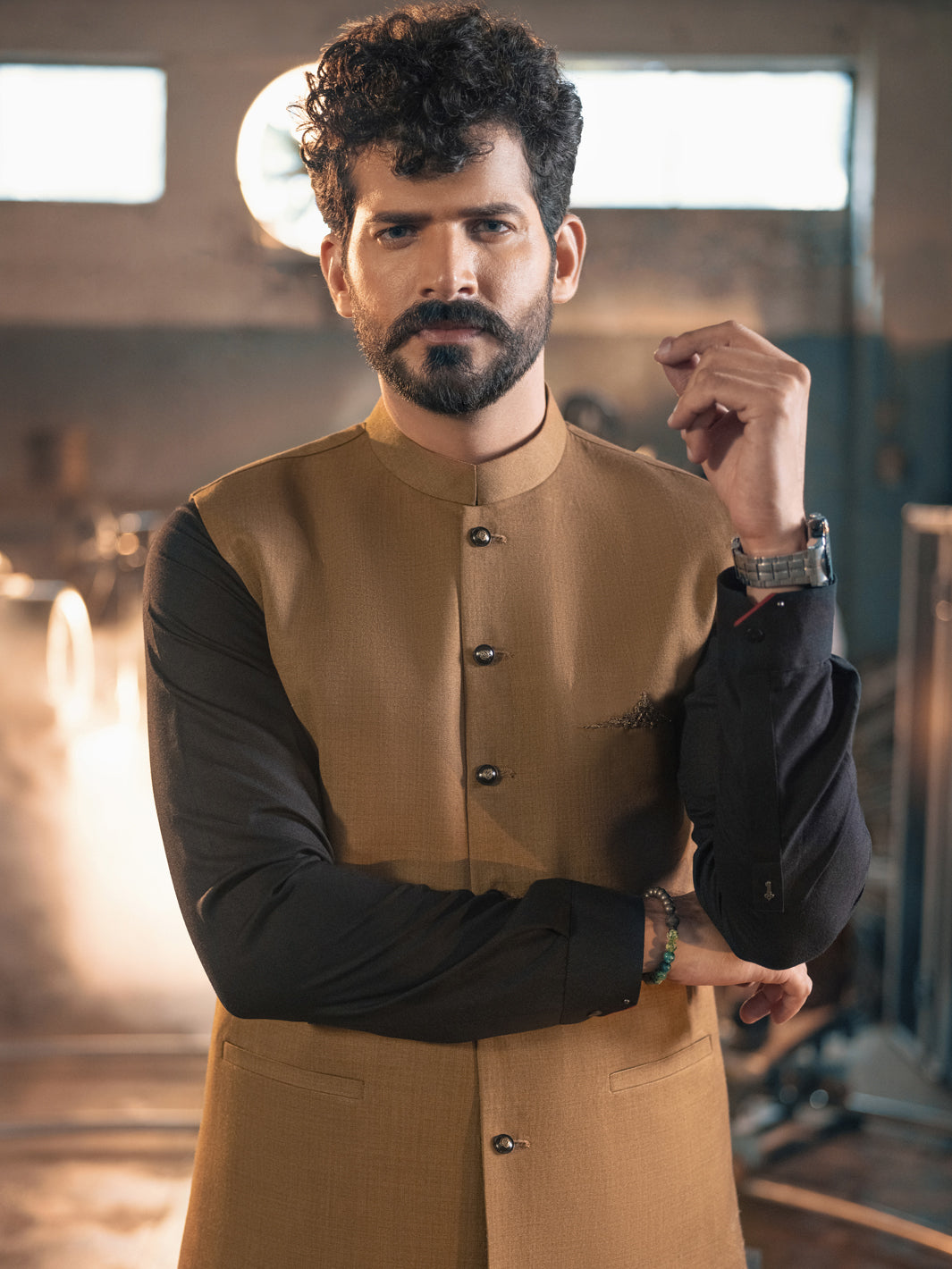 Brown Blended Waistcoat - AL-WC-383