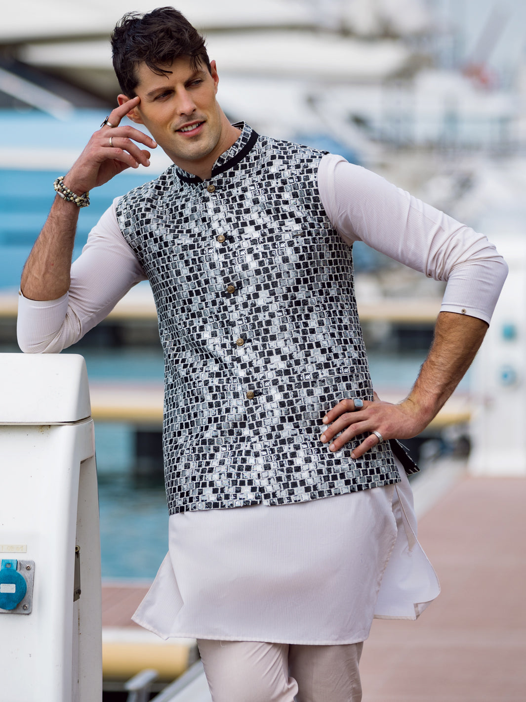 Grey Blended Waistcoat - AL-WC-466