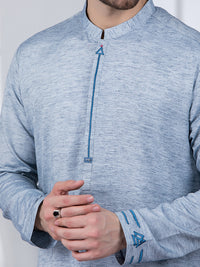 Blue Kurta - AL-K-1032