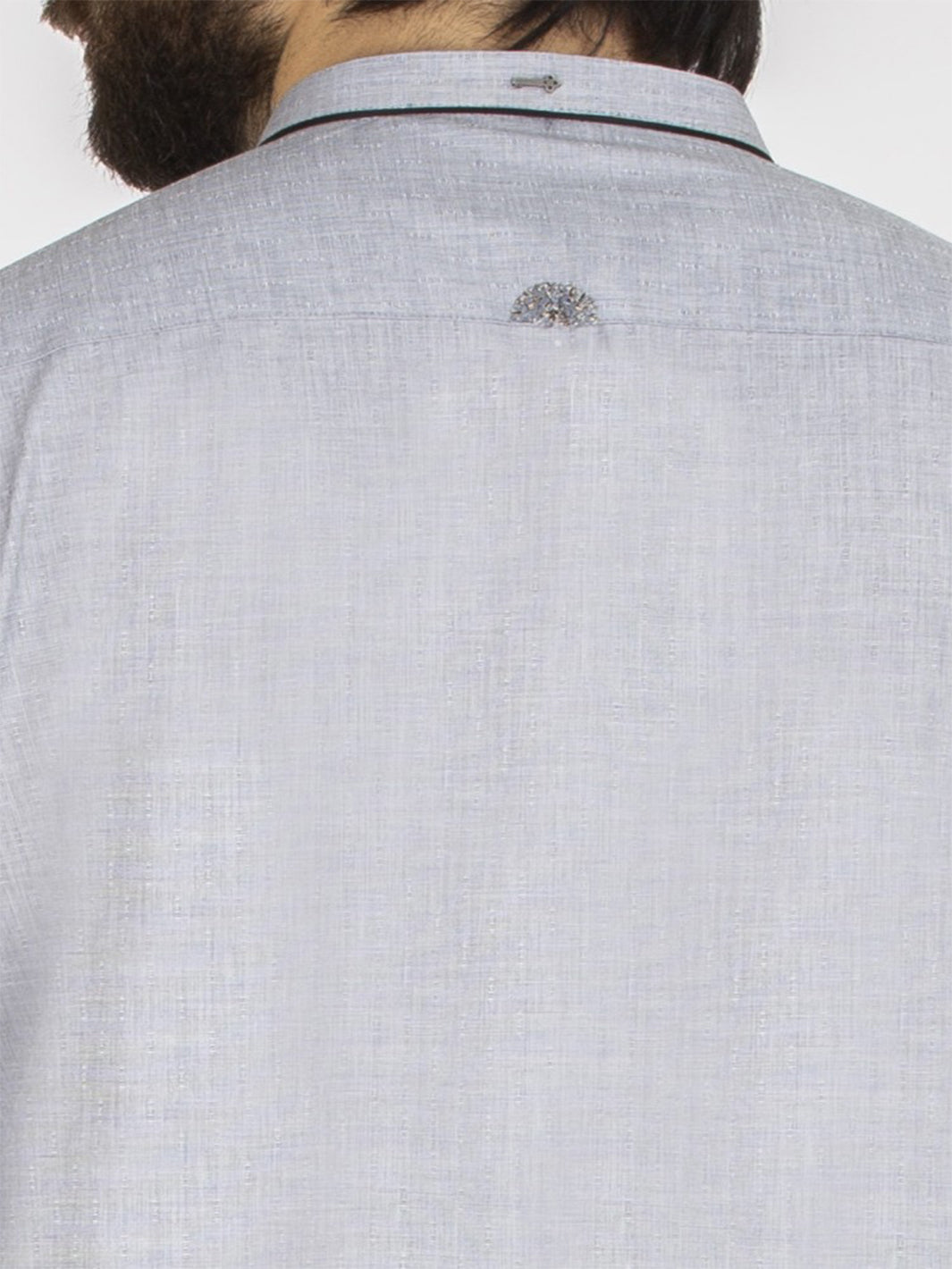 Grey Blended Kurta - AL-K-587-R1